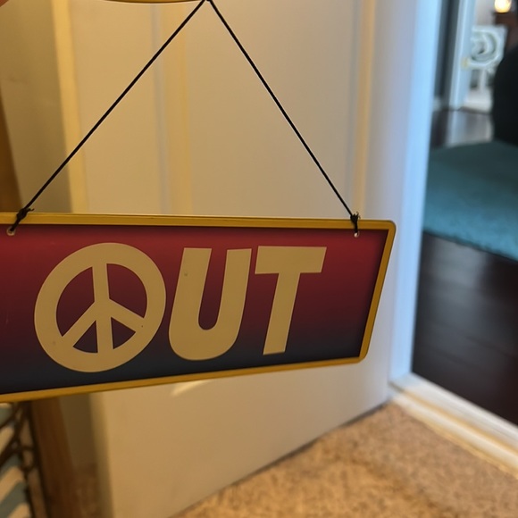 PEACE OUT ☮️ Sign - Picture 3 of 6